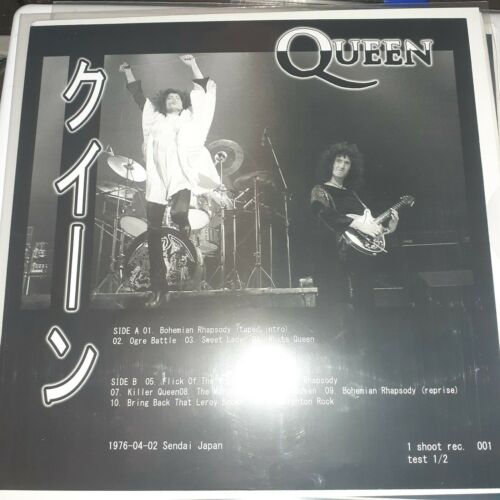 Queen live japan lp test pressing 1 of 2 made withe label rare
