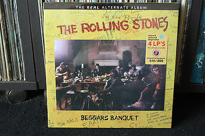 THE ROLLING STONES  BEGGARS BANQUET THE REAL ALTERNATE BOX 4 LP RARE