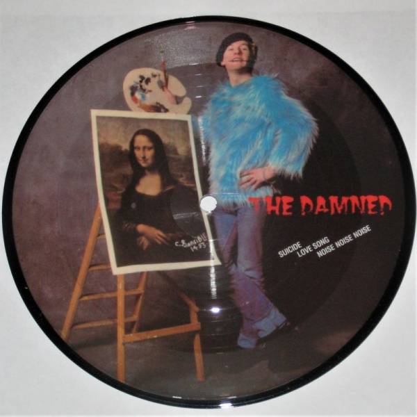 THE DAMNED Suicide Love Song Noise 7  Picture Disc UK PUNK 45 Rare Vinyl PIC PD