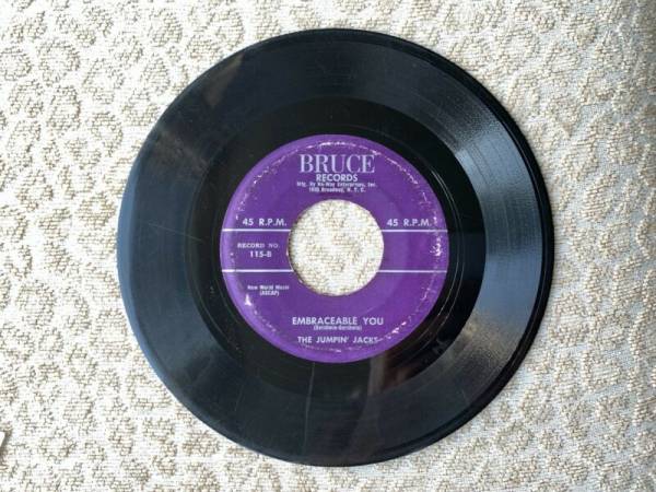 45 RPM Doo Wop RARE Embraceable You  The Jumpin    Jack on Bruce Records VG