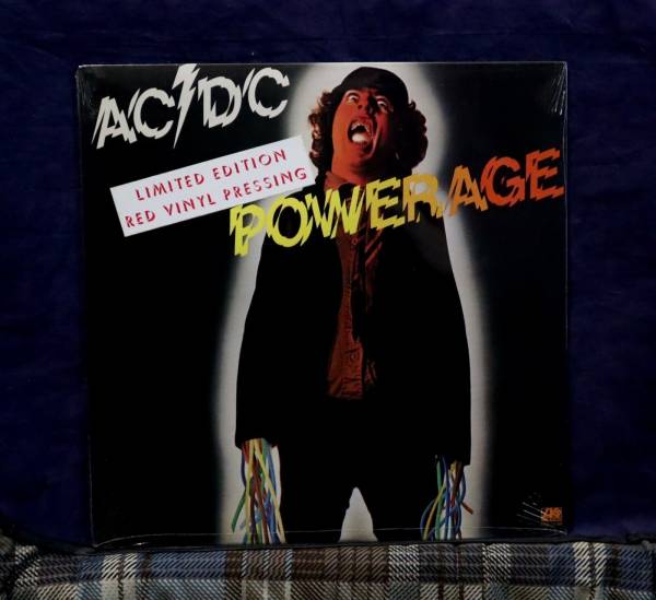 AC DC MEGA RARE SEALED LP POWERAGE 1978 CANADA 1st PRESS RED TRANSLUCENT VINYL