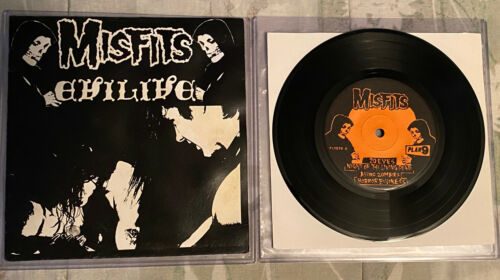 Misfits Evilive 7  Original Press Orange Label 1982 Plan 9 PL1019 Samhain Danzig
