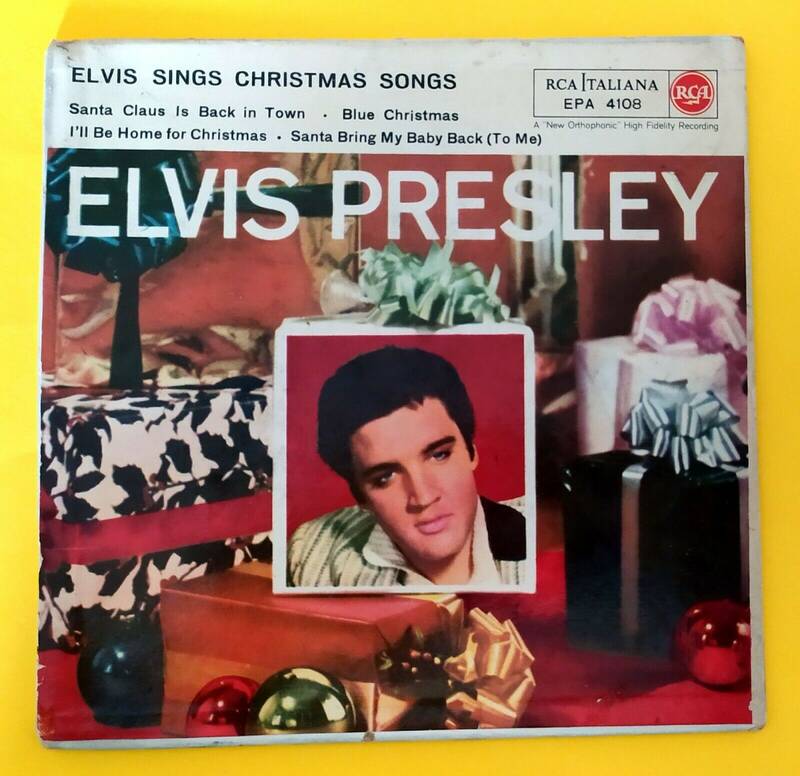 ELVIS PRESLEY  E P    ITALY  EPA 4108  SINGS CHRISTMAS SONGS   ONLY 1500 COPIES 