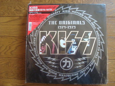 KISS THE ORIGINALS 1974   1979 JAPAN 11 Color LP BOX SET Brand NEW SEALED    