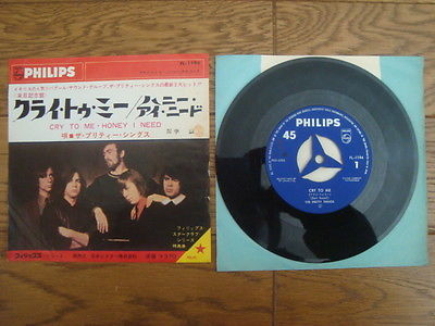 THE PRETTY THINGS Cry To Me c w Honey I Need JAPAN 7  FL 1194 