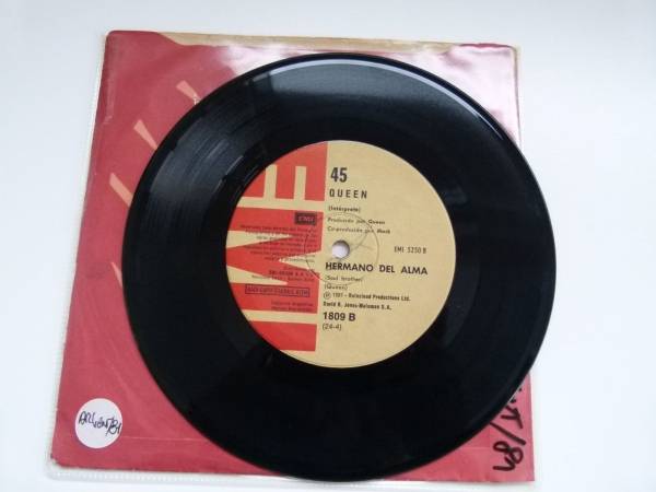 David Bowie   Queen  7  Single Vinyl UPressure SBrother ARGENTINA 1981  3 
