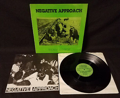 NEGATIVE APPROACH TIED DOWN LP OG TOUCH AND GO HARDCORE PUNK 