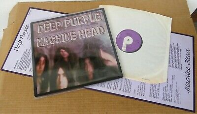 DEEP PURPLE Machine Head LP 1st UK Pressing  1972   Gramophone Co  Ltd   Poster 