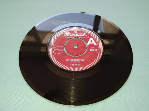 THE WHO   MY GENERATION 1965 UK DEMO VINYL 7  SINGLE MOD MONSTER BEAT ROCK 