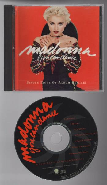 Promo Only MADONNA You Can Dance Single Edits of Album Remixes OOP 7 Track CD