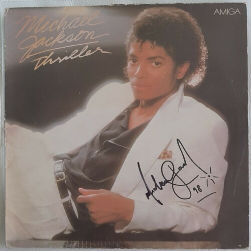 Michael Jackson Thriller Lp Signed