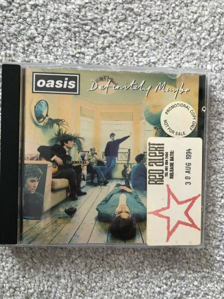 Ultra rare collector Oasis Definitely Maybe Creation Records 1994 promotional CD