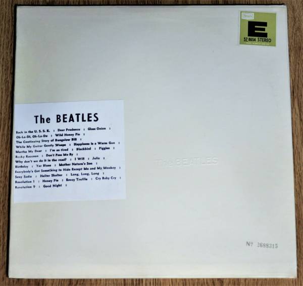 THE BEATLES WHITE ALBUM ORIGINAL FACTORY SEALED LP with HYPE STICKER