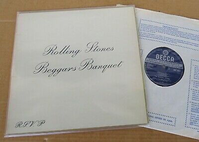 ROLLING STONES  Beggars Banquet LP  1st UK Pressing  1968   Rare DECCA Unboxed  