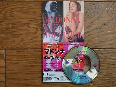 MADONNA Keep It Together JAPAN 3  CD Single w  Snap Pack  Unsnapped  WPDP 6216