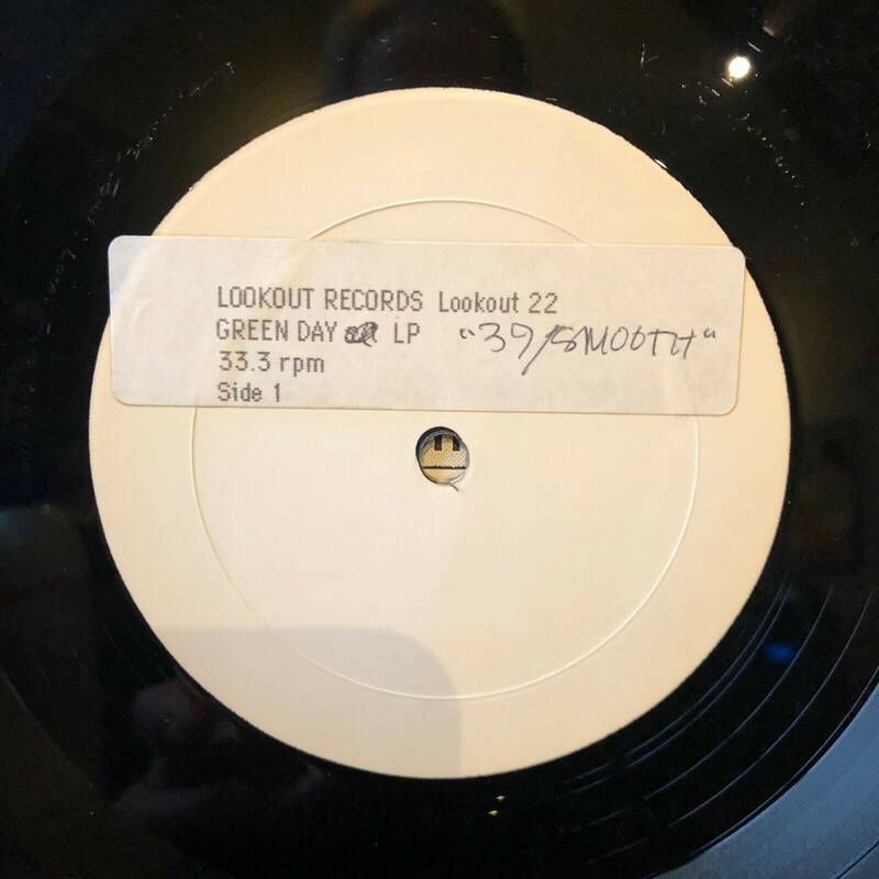 GREEN DAY   39 Smooth   TEST PRESSING Lookout  22 VINYL LP   INSANELY RARE PUNK