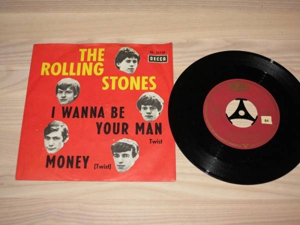 THE ROLLING STONES 7  SINGLE   I WANNA BE YOUR MAN   GERMAN DECCA in VG 
