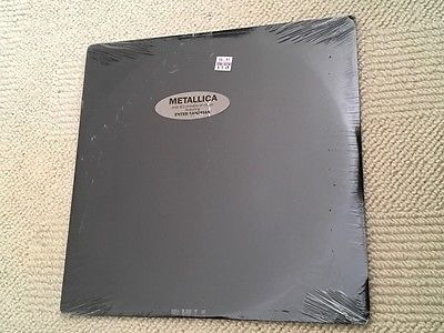 METALLICA  black album  USA original 1st press SEALED 2 LP record sticker