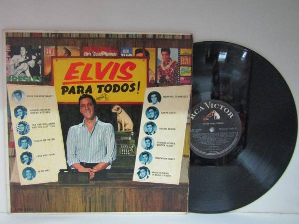 ELVIS PRESLEY para todos  LP 22628 RCA Original VINYL LP COLOMBIA PRESS JUP