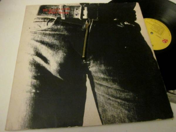 THE ROLLING STONES   STICKY FINGERS   STAMPA CARTONATA  REAL ZIP  USA  LP VINILE