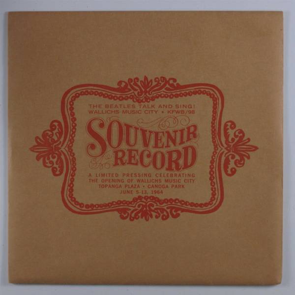 Rock 45 BEATLES Talk And Sing    Souvenir Record CAPITOL SEALED picture sleeve