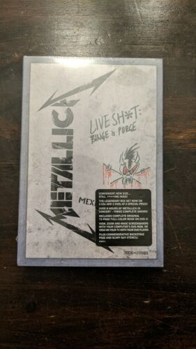 NEW Metallica Live Shit  Binge Purge Complete  2 DVDs 3 CDs CD DVD Sh t