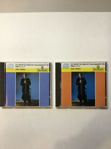 Janos Starker J S  Bach Six Suites For Unaccompanied Cello  2 CD   s