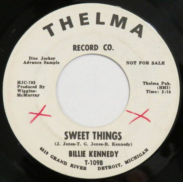 BILLIE KENNEDY Sweet Things  This Groovy Generation THELMA 45 northern soul HEAR