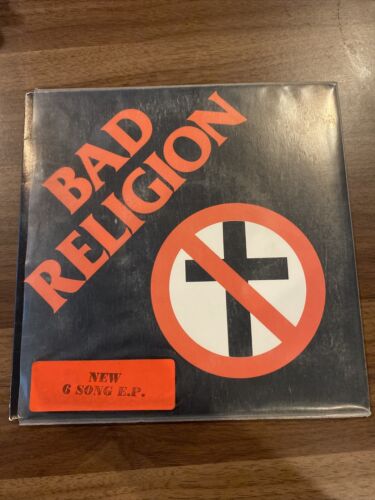 Bad Religion 7    Epitaph  1  6 Song EP  RARE  JBG 1072  Black Flag  The Misfits 