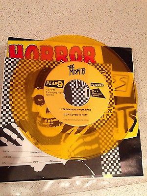 the-misfits-horror-business-first-press-yellow-7-vinyl-record-nm