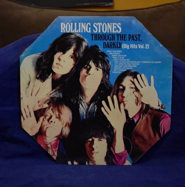 ROLLING STONES VERY RARE SEALED LP THROUGH THE PAST DARKLY 1969 USA 1ST PRESS