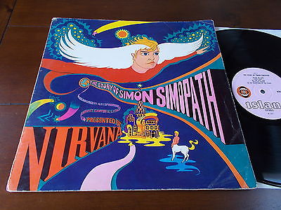 NIRVANA   The Story Of Simon Simopath        Rare UK Psych LP  1st Press Eyeball