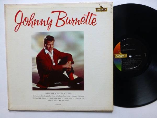 JOHNNY BURNETTE TRIO Rock n Roll Trio LP Rare 1st press rockabilly legend 