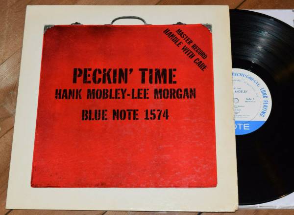 Hank Mobley Lee Morgan Peckin Time EX  1st DG W63 Blue Note lp Paul Chambers 