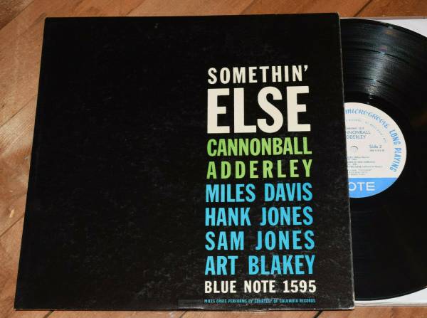 Cannonball Adderley Somethin Else EX  1st No R DG W63 Blue Note lp Miles Davis
