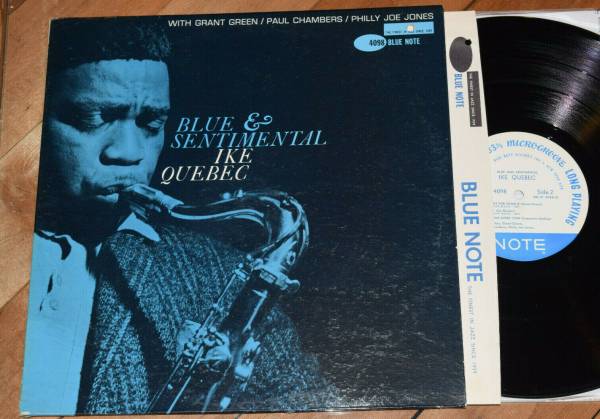 Ike Quebec Blue and Sentimental EX  1st Mono NY Ear Blue Note lp Grant Green