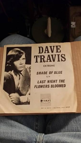 Dave Travis Extreme  Shade Of Blue  1967 USP Records 102 Garage Rock 45