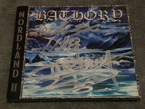bathory-nordland-ii-2003-black-mark-cd-digipak-very-rare-signed-by-quorthon