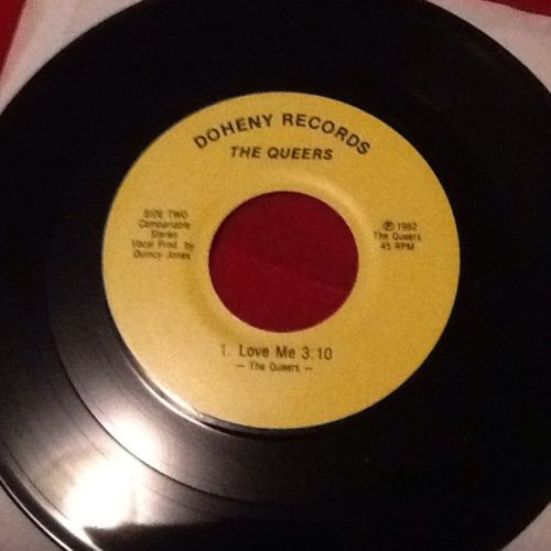The Queers Rare Doheny Records Yellow Label Punk Rock Single 45 7  1982