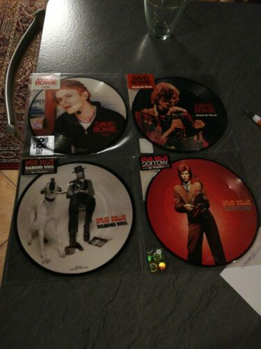 David Bowie Picture Disc 4 45 Giri Rari tvc15  diamond dogs  sorrow e knock on w