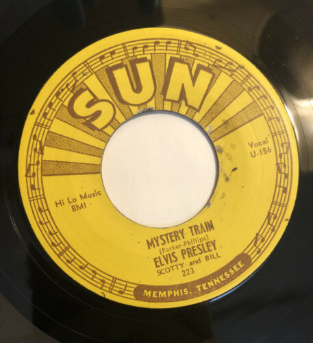 ELVIS PRESLEY   MYSTERY TRAIN   SUN RECORDS 223   Rare Orig  Rockabilly 45