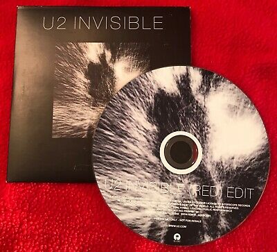 U2 INVISIBLE UK Promo CD Mega Rare