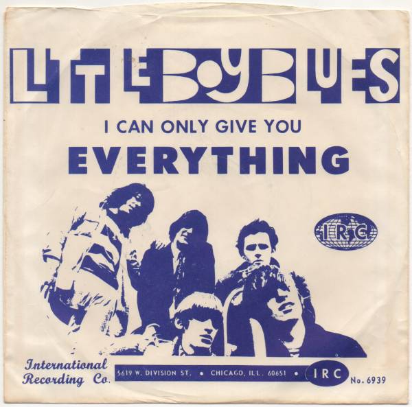 LITTLE BOY BLUE I Can Only Give You Everything IRC GARAGE 45 w PICTURE SLEEVE PS