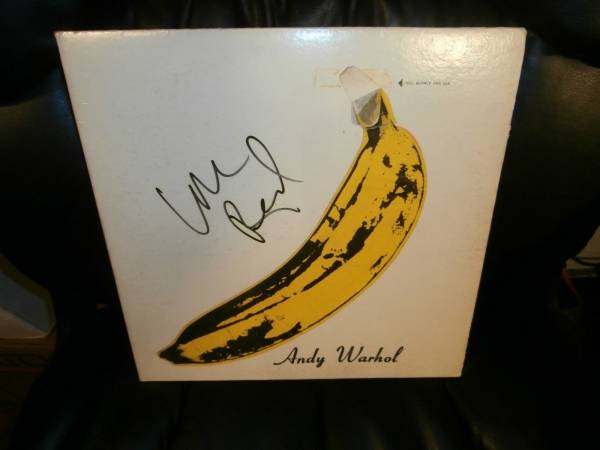 LP  The VELVET UNDERGROUND   NICO  Verve V6 5008  Lou Reed Autograph w  Banana