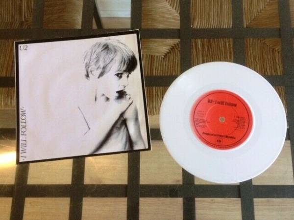 U2  I Will Follow   Ultra Rare White Coloured 7  CBS Vinyl   Cat  S CBS 9065
