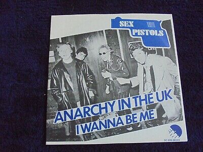 Sex Pistols   Anarchy In The U K  1976 HOLLAND 45 EMI 1st w SUPER RARE SLEEVE