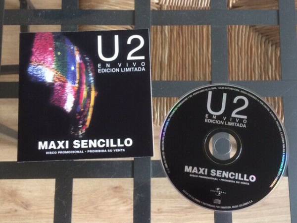 U2  En Vivo Maxi Sencillo   Rare Limited Edition 2000 Columbia Promo CD Sampler