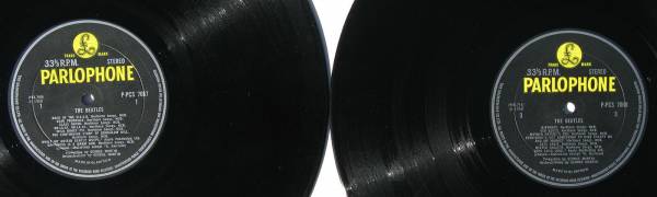 BEATLES    White Album    2x LP original 1968 UK Parlophone export Decca  top open