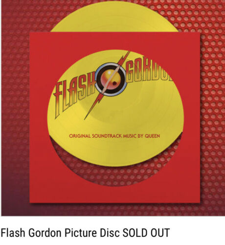 QUEEN   FLASH GORDON 40TH LTD ONLY 1980 VIINYL PICTURE DISC REALISE 26 1 SOLDOUT