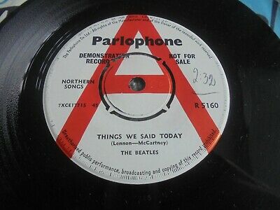 The Beatles   A Hard Day s Night 1964 UK 45 PARLOPHONE DEMO EX 